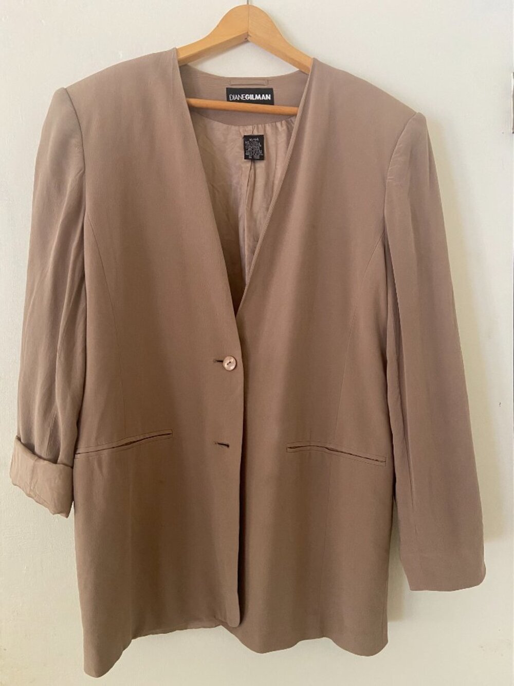 Diane Gilman Silk Blazer